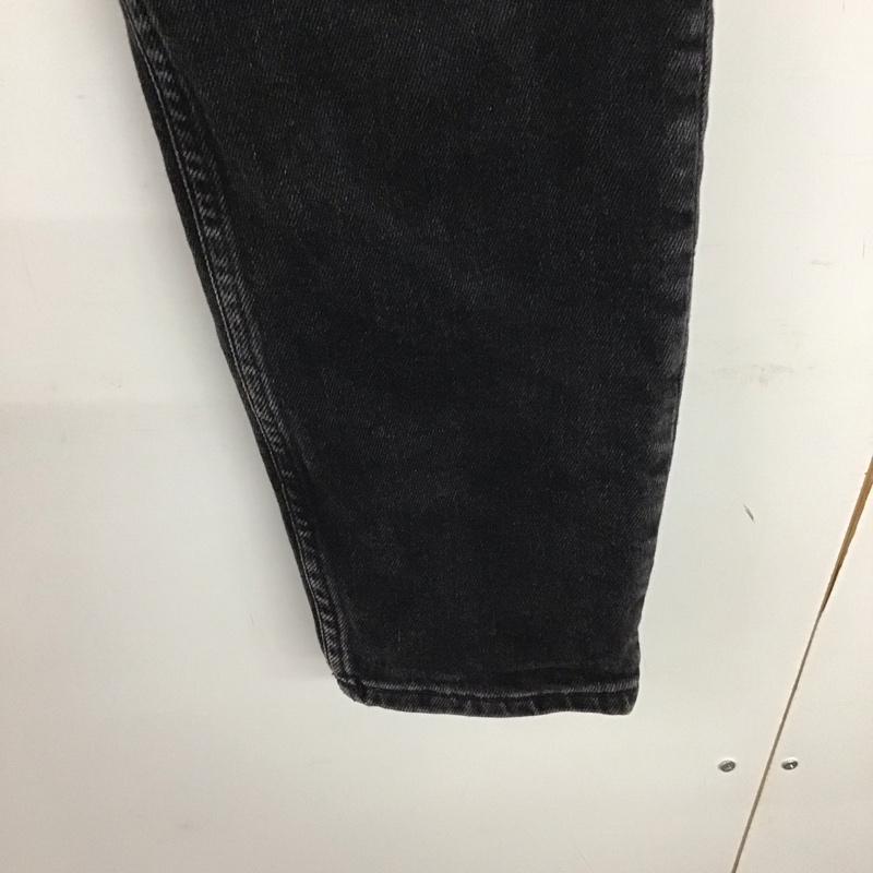 ザラ ZARA パンツ デニム、ジーンズ デニムパンツ スリムパンツ カジュアルパンツ ストレッチパンツ 40 無地 黒 / ブラック / メンズ USED 古着 中古 10134804