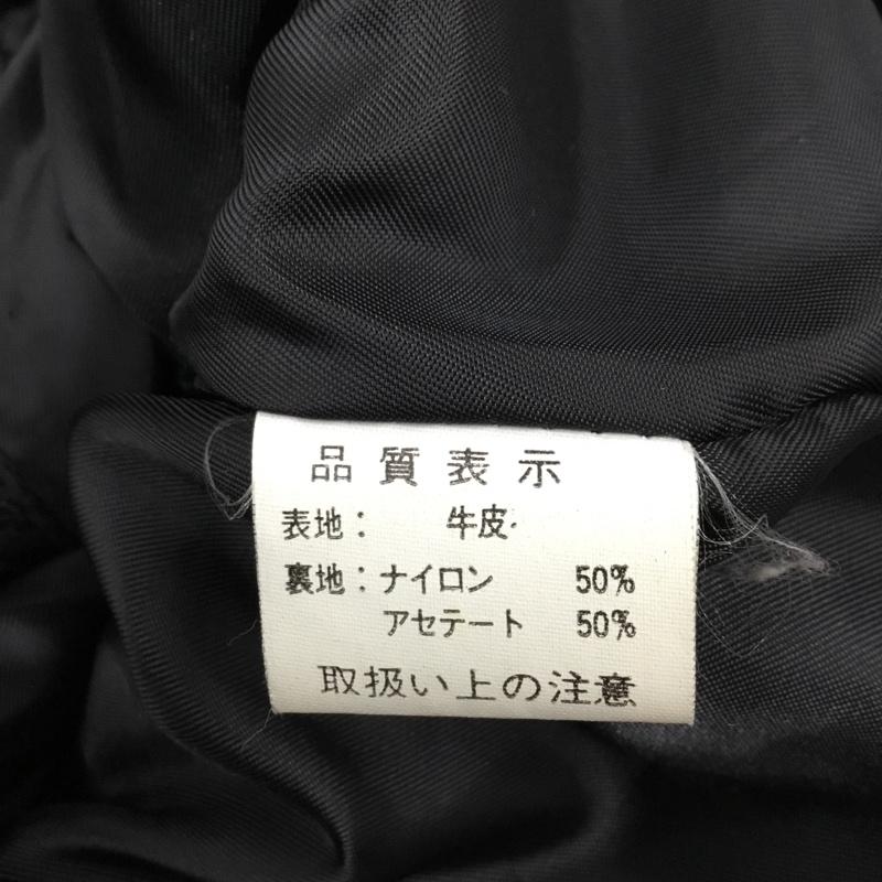 アリゾナフリーダム ARIZONAFREEDOM シャツ、ブラウス 長袖 長袖レザーシャツ カラーシャツ レザージャケット L 無地 黒 / ブラック / メンズ USED 古着 中古 10111316