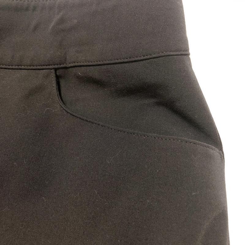 レリアン LEILIAN パンツ スラックス 7 無地 黒 / ブラック / レディース USED 古着 中古 10014405