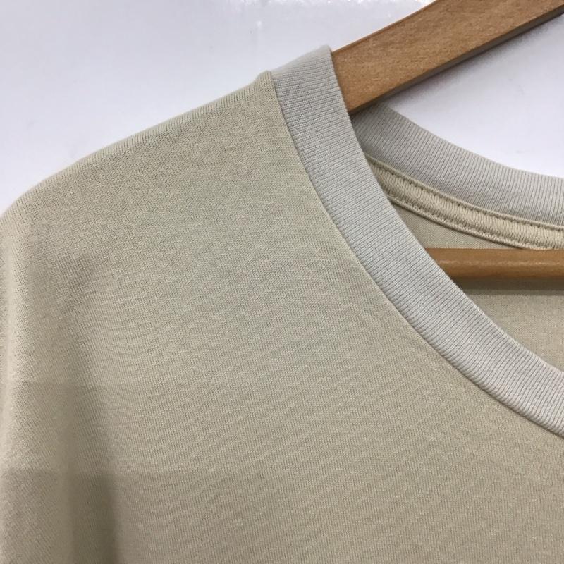 ニードルス Needles Tシャツ 半袖 L ロゴ、文字 ベージュ / ベージュ / メンズ USED 古着 中古 10137025