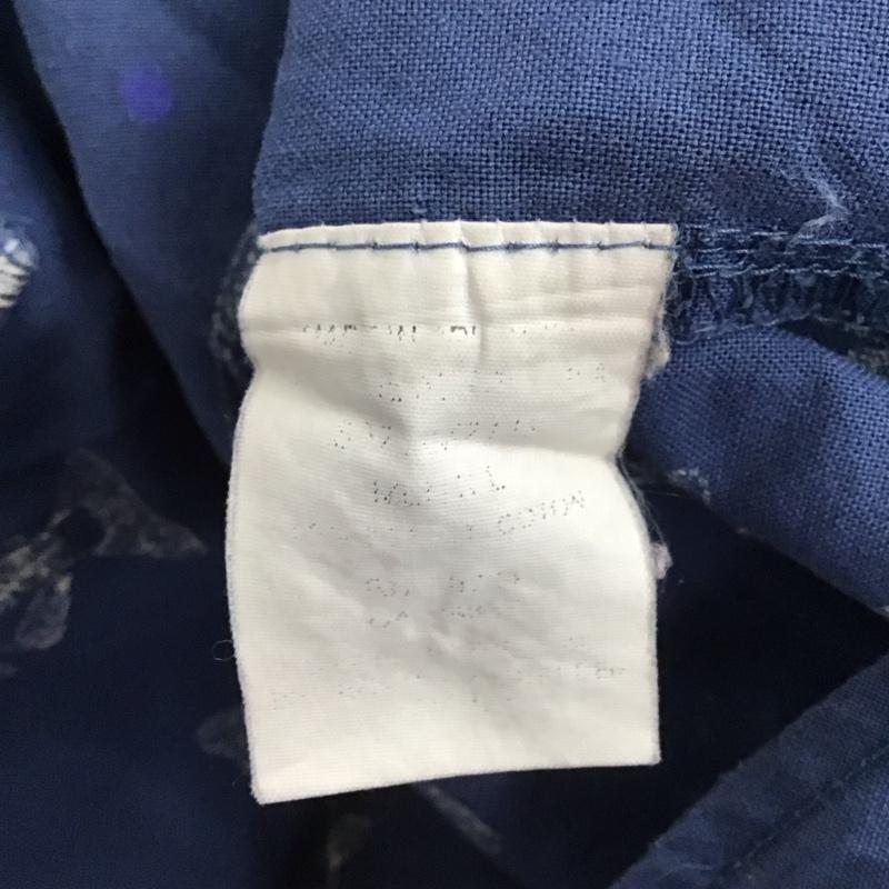 コロンビア Columbia シャツ、ブラウス 半袖 半袖シャツ カラーシャツ 半袖カットソー プリントシャツ L プリント 青 / ブルー / メンズ USED 古着 中古 10122950