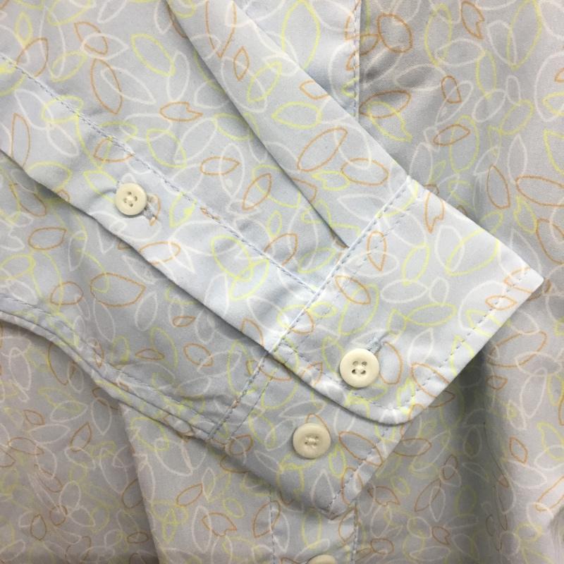 モンベル mont-bell シャツ、ブラウス 長袖 1114496 WIC ライト プリント ロングスリーブシャツ M 総柄 水色 / ライトブルー / レディース USED 古着 中古 10107449