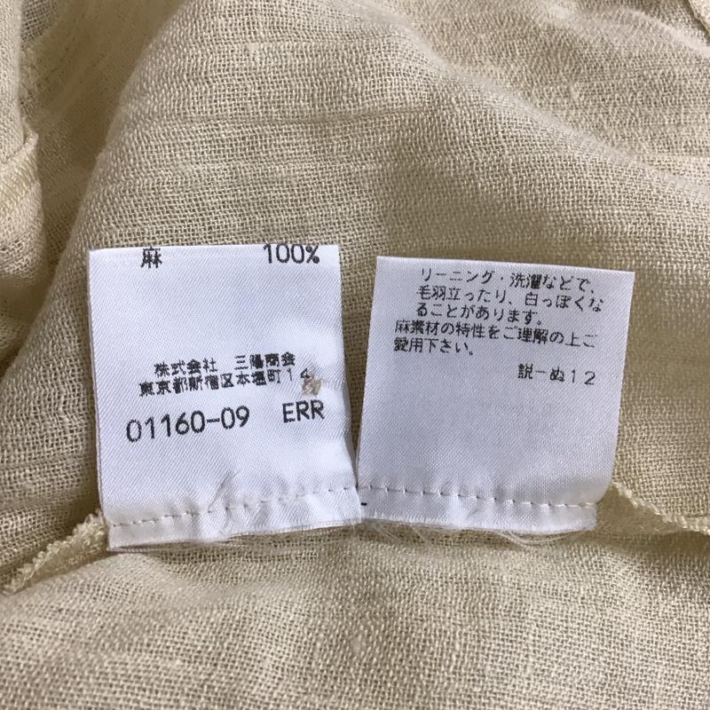 バーバリーズ BURBERRYS ジャケット、上着 ジャケット、ブレザー FEA30-573 リネン シャツジャケット 40 無地 ベージュ / ベージュ / レディース USED 古着 中古 10114428