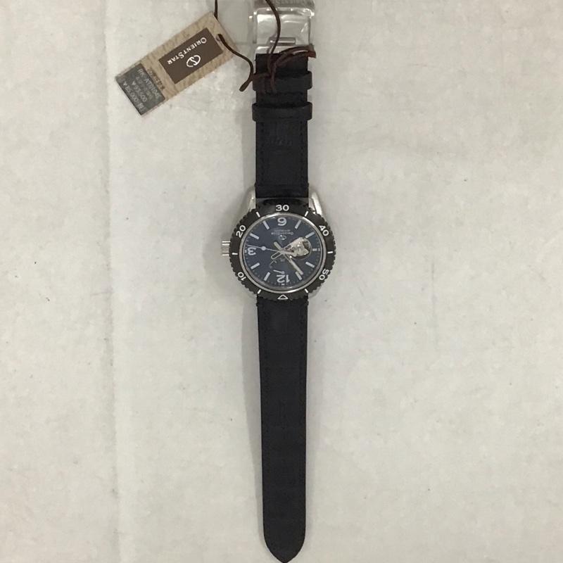 オリエントスター ORIENTSTAR 腕時計 アナログ(自動巻き) RK-AT0104E ロゴ、文字 黒 / ブラック / メンズ USED 古着 中古 10134426