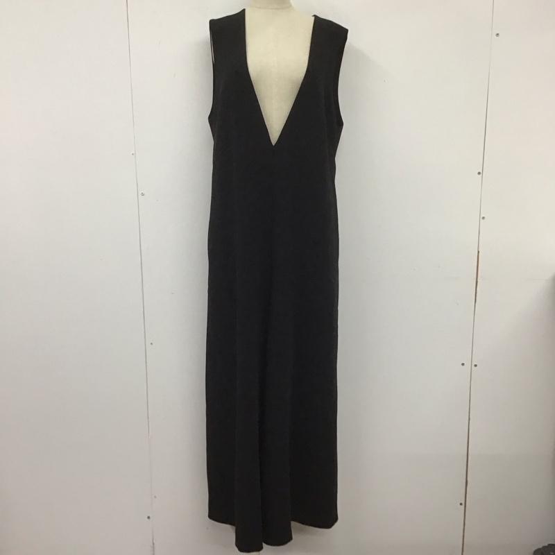ユナイテッドアローズ UNITED ARROWS ワンピース・ドレス・オールインワン ワンピース・ドレス・オールインワン オールインワン パンツ フレアパンツ ノースリーブ 38 無地 黒 / ブラック / レディース USED 古着 中古 10107088
