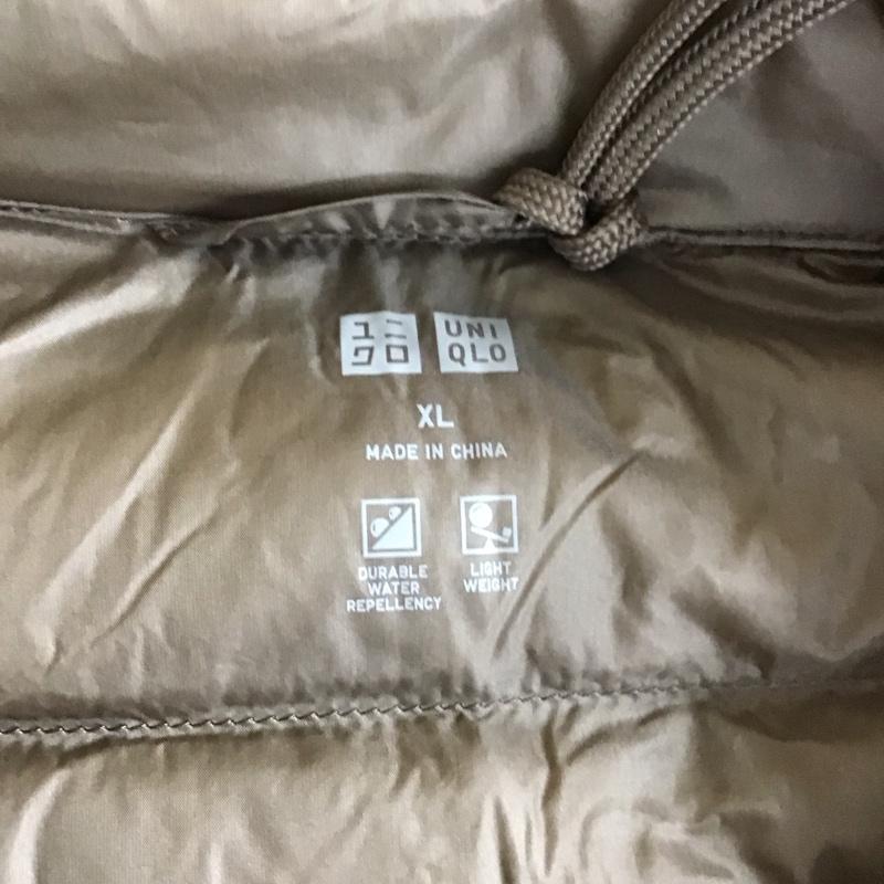 ユニクロ UNIQLO ジャケット、上着 ジャケット、ブレザー 211-173350 ウルトラライトダウン ダウンジャケット ジップアップジャケット XL 無地 茶 / ブラウン / レディース USED 古着 中古 10118003