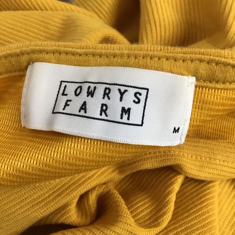 ローリーズファーム LOWRYS FARM カットソー 半袖 M 無地 黄 / イエロー /  レディース USED 古着 中古 10114005