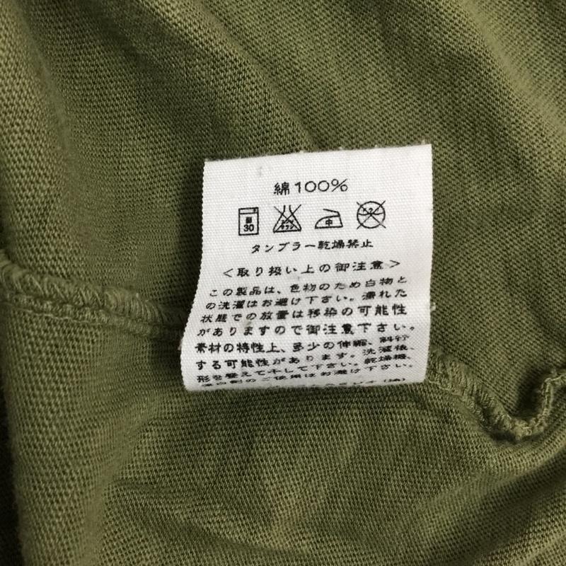フォーティーファイブアールピーエム 45RPM Tシャツ 半袖 バックプリント 2 ロゴ、文字 カーキ / カーキ / メンズ USED 古着 中古 10112384