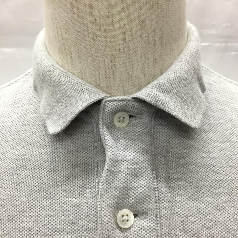 ラルフローレン RALPHLAUREN ポロシャツ 半袖 半袖ポロシャツ カラーシャツ 半袖カットソー L ロゴ、文字 灰 / グレー / メンズ USED 古着 中古 10108429