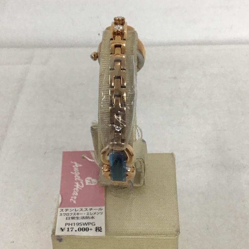 エンジェルハート ANGEL HEART 腕時計 アナログ(クォーツ式) PH19SWPG ロゴ、文字 金 / ゴールド / レディース USED 古着 中古 10134041
