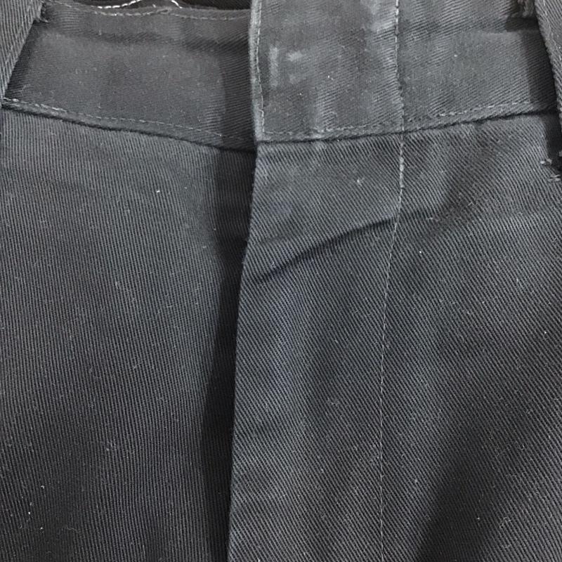 ディッキーズ Dickies パンツ ワークパンツ、ペインターパンツ ワークパンツ ワイドパンツ ミリタリーパンツ 無地 黒 / ブラック /  メンズ USED 古着 中古 10125144