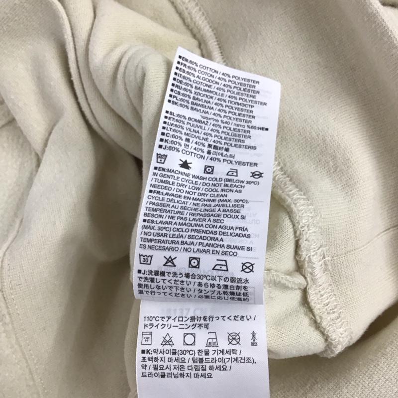 バートン BURTON パーカー 長袖 M 無地 オフホワイト / オフホワイト / メンズ USED 古着 中古 10130005