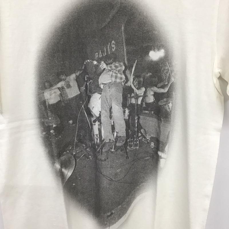 ナンバーナイン NUMBER (N)INE Tシャツ 半袖 charlespeterson カートコバーン フォトTシャツ プリントTシャツ 2 プリント 白 / ホワイト / メンズ USED 古着 中古 10137122