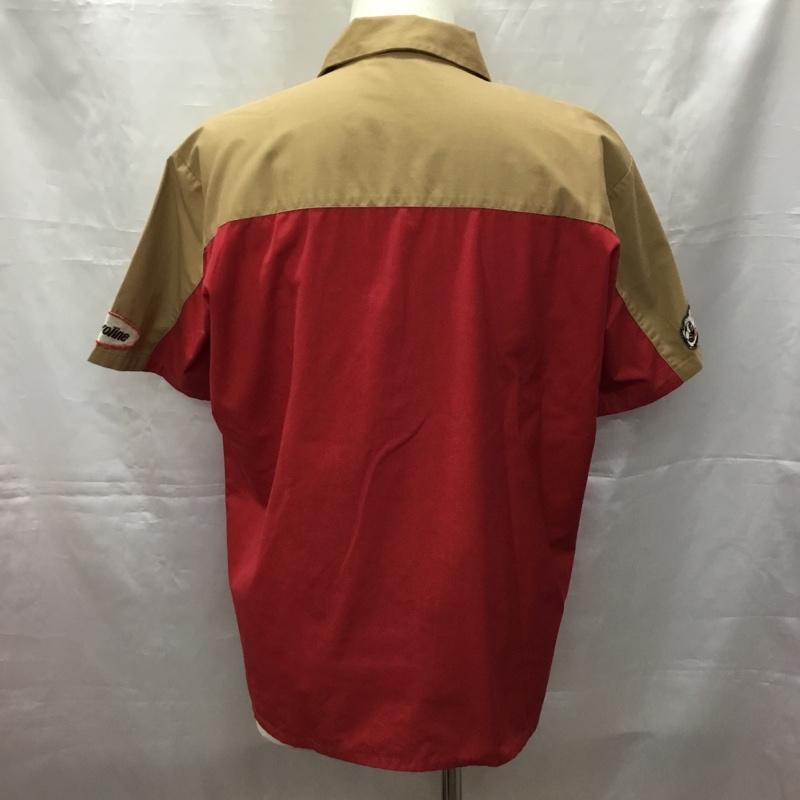 古着 USED シャツ、ブラウス 半袖 半袖シャツ カラーシャツ 半袖カットソー 古着 L ロゴ、文字 マルチカラー / マルチカラー /  メンズ USED 古着 中古 10108527