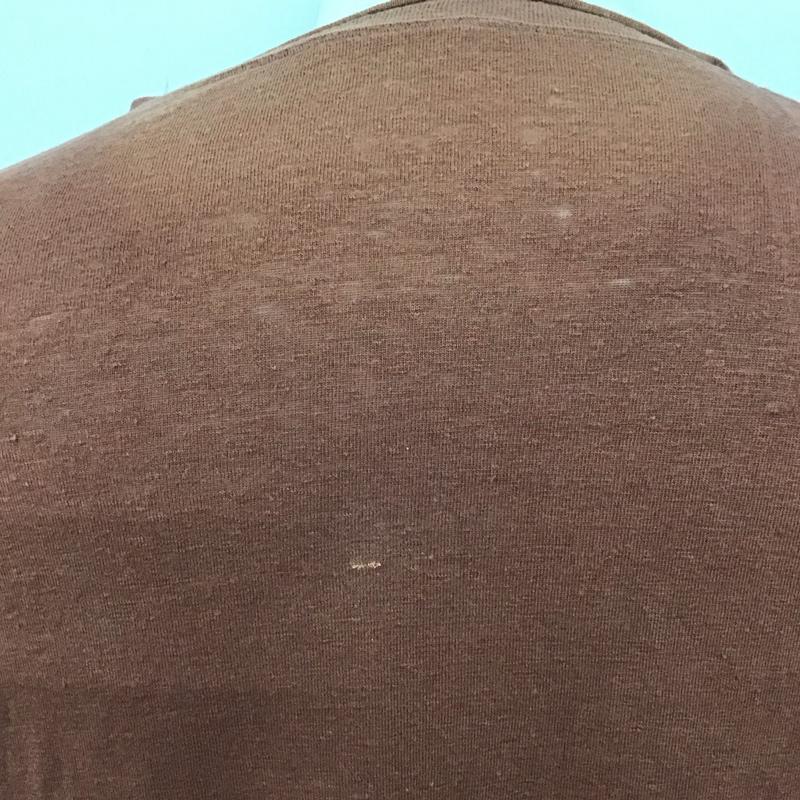 オーラリー AURALEE Tシャツ 半袖 a21st02lt ストレッチリネンジャージーカットソー 半袖カットソー 4 無地 茶 / ブラウン / メンズ USED 古着 中古 10113630