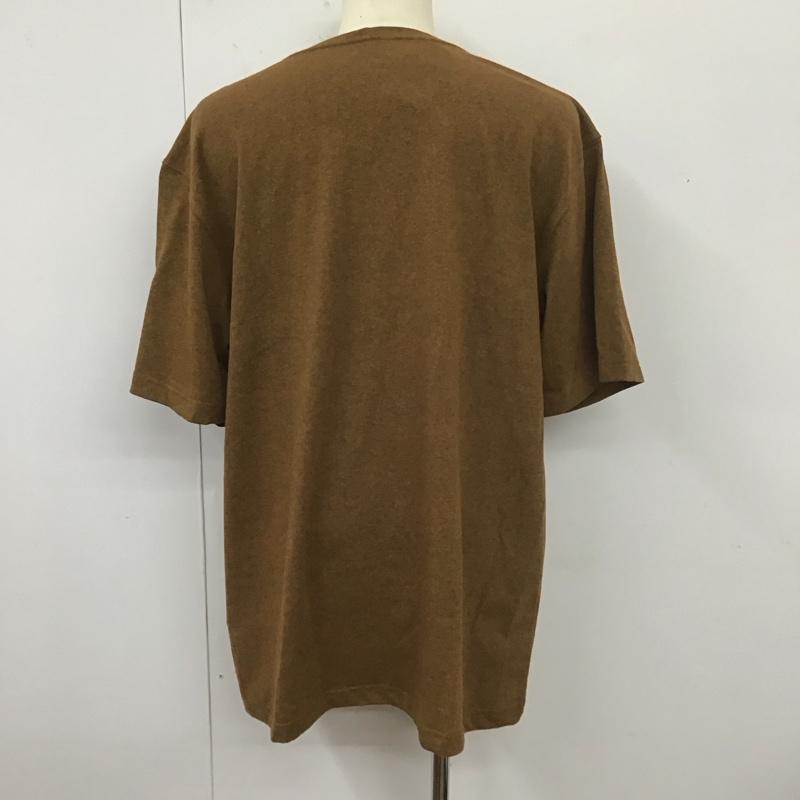 カーハート Carhartt Tシャツ 半袖 K87-M Tシャツ 半袖カットソー クルーネックカットソー L ロゴ、文字 茶 / ブラウン /  メンズ USED 古着 中古 10112529