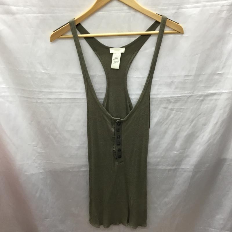 ディーゼル DIESEL タンクトップ タンクトップ バッククロス XS 無地 カーキ / カーキ / レディース USED 古着 中古 10118192