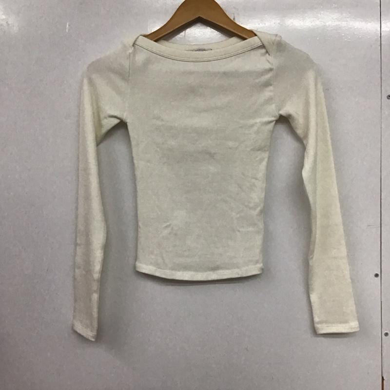 ザラ ZARA Tシャツ 長袖 S 無地 白 / ホワイト / レディース USED 古着 中古 10136518