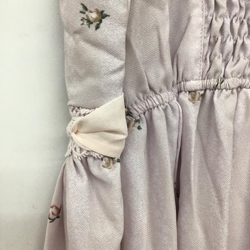 アクシーズファム axes femme ワンピース ひざ丈スカート ノースリーブワンピース フレアワンピース M プリント マルチカラー / マルチカラー / レディース USED 古着 中古 10134222