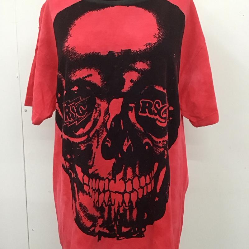 アールエヌエー RNA Tシャツ 半袖 ETC27022 クルーネック ドクロ M スカル 赤 / レッド / レディース USED 古着 中古 10109028