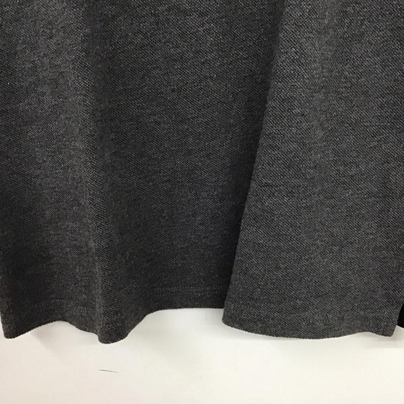 バーバリーブラックレーベル BURBERRY BLACK LABEL ポロシャツ 半袖 半袖ポロシャツ カラーシャツ 半袖カットソー 2 ロゴ、文字 灰 / グレー / メンズ USED 古着 中古 10138573