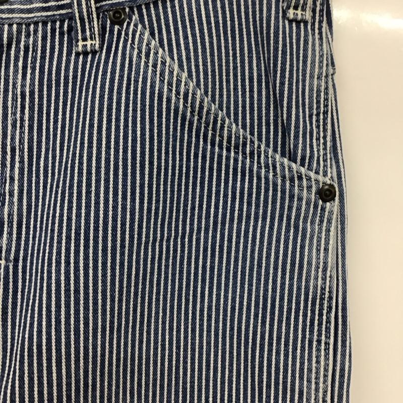 古着 USED パンツ デニム、ジーンズ ヒッコリーパンツ ワイドパンツ ストレッチパンツ カジュアルパンツ ストライプ インディゴ / インディゴ / メンズ USED 古着 中古 10131149