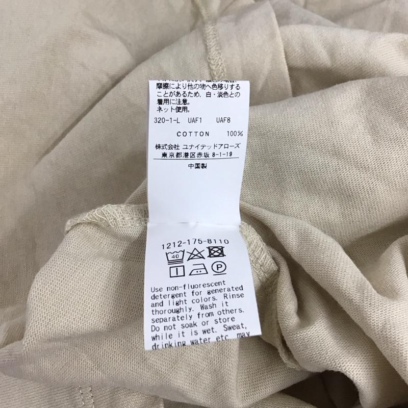 ビューティアンドユースユナイテッドアローズ BEAUTY&YOUTH UNITED ARROWS カットソー 長袖 長袖カットソー 無地カットソー クルーネック XL 無地 ベージュ / ベージュ / メンズ USED 古着 中古 10130067