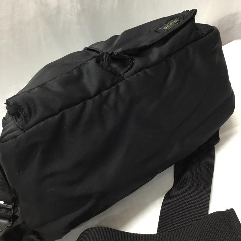 ポーター PORTER ウエストバッグ ウエストバッグ タンカー TANKER ロゴ、文字 黒 / ブラック / メンズ USED 古着 中古 10122284