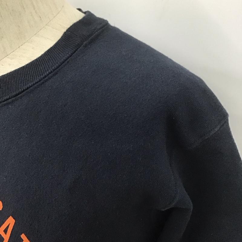 チャンピオン Champion トレーナー 長袖 L 無地 紺 / ネイビー / メンズ USED 古着 中古 10107908