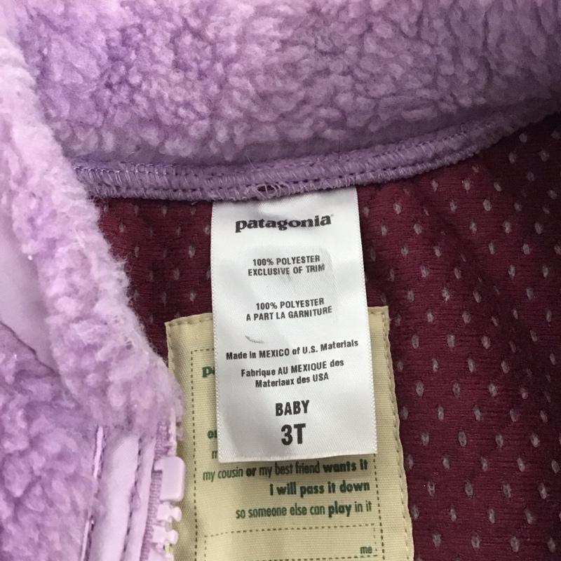 パタゴニア patagonia ベスト ベスト ボアベスト 無地 紫 / パープル / X 桃 / ピンク / ガールズ USED 古着 中古 10138185