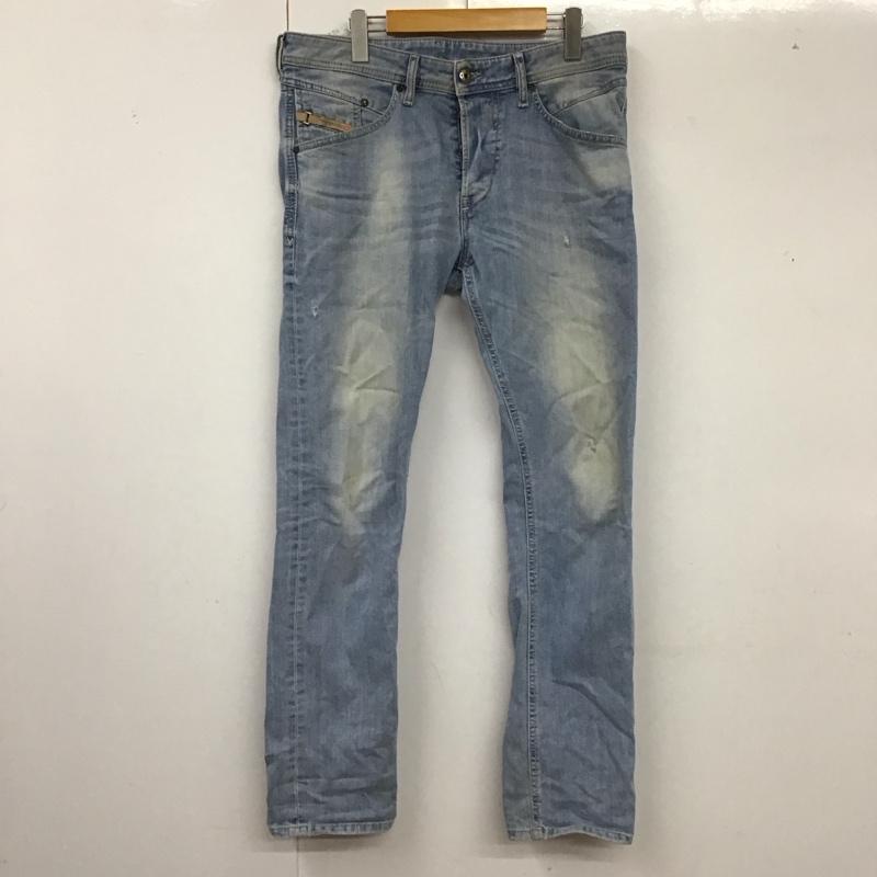 ディーゼル DIESEL パンツ デニム、ジーンズ デニムパンツ スリムパンツ ストレッチパンツ ジーンズ 32インチ 無地 インディゴ / インディゴ /  メンズ USED 古着 中古 10123975