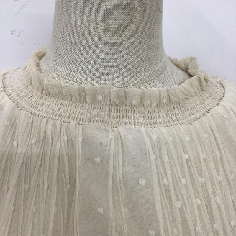 アルシーヴ archives カットソー 長袖 M 無地 アイボリー / アイボリー /  レディース USED 古着 中古 10105885