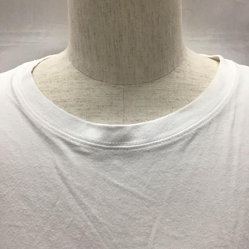 ニューエラ NEW ERA Tシャツ 半袖 半袖カットソー プリントTシャツ クルーネックカットソー XL ロゴ、文字 白 / ホワイト / X 黒 / ブラック /  メンズ USED 古着 中古 10111800