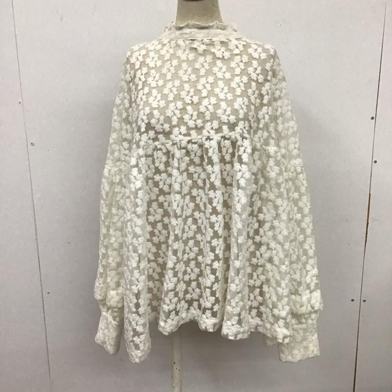 アルシーヴ archives カットソー 長袖 無地 白 / ホワイト /  レディース USED 古着 中古 10107586