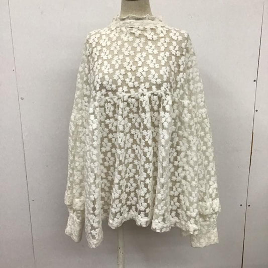アルシーヴ archives カットソー 長袖 無地 白 / ホワイト /  レディース USED 古着 中古 10107586