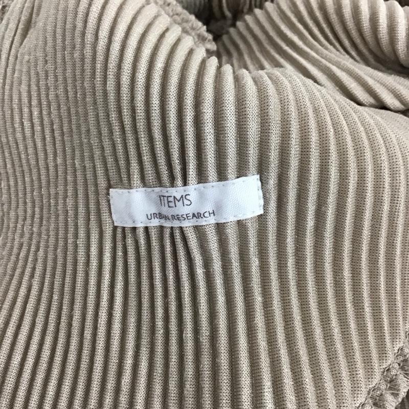 アイテムズ アーバンリサーチ ITEMS URBAN RESEARCH スカート ロングスカート IT17-25A013 プリーツタイトスカート FREE 無地 ベージュ / ベージュ / レディース USED 古着 中古 10113013