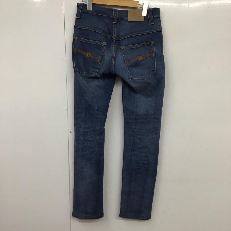 ヌーディージーンズ Nudie Jeans パンツ デニム、ジーンズ デニムパンツ スリムパンツ カジュアルパンツ ストレッチパンツ 28インチ 無地 インディゴ / インディゴ / メンズ USED 古着 中古 10131340