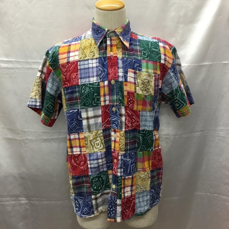 ミキハウス MIKIHOUSE シャツ、ブラウス 半袖 半袖シャツ カラーシャツ 半袖カットソー チェックシャツ M バンダナ柄 マルチカラー / マルチカラー /  メンズ USED 古着 中古 10108708