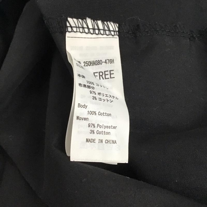 アズールバイマウジー AZUL BY MOUSSY Tシャツ 長袖 FREE 無地 黒 / ブラック / レディース USED 古着 中古 10144267