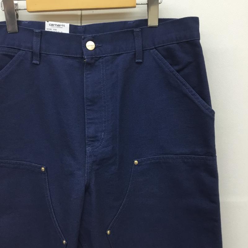 カーハートダブリューアイピー Carhartt WIP パンツ ワークパンツ、ペインターパンツ DOUBLE KNEE PANT I031501.01.02.32 33インチ 無地 紺 / ネイビー / メンズ USED 古着 中古 10128838