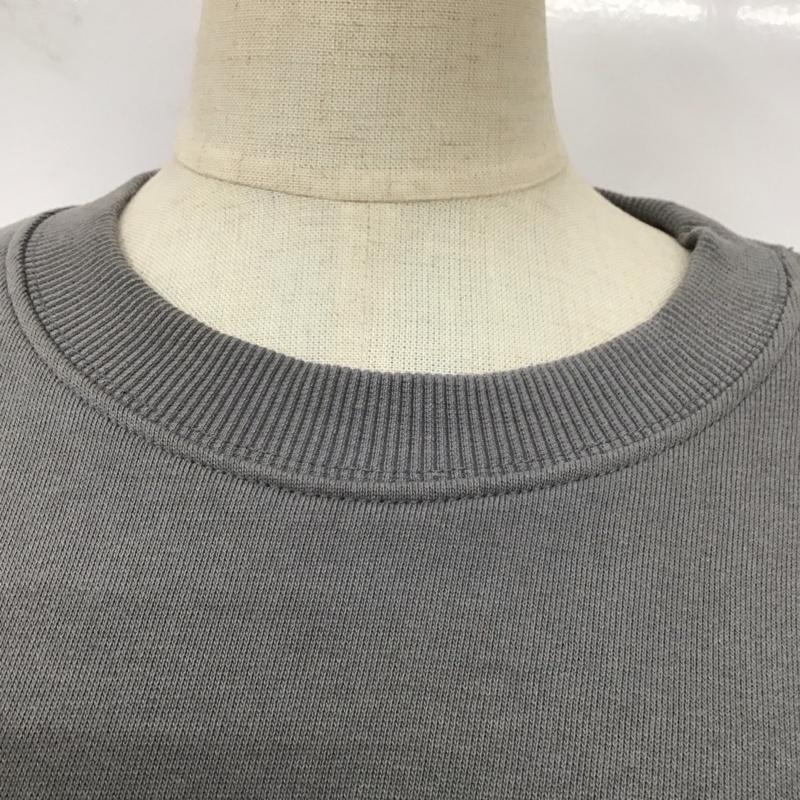 ザラ ZARA トレーナー 七分袖 3641 318 811 ドロップショルダー S 無地 灰 / グレー / レディース USED 古着 中古 10113489
