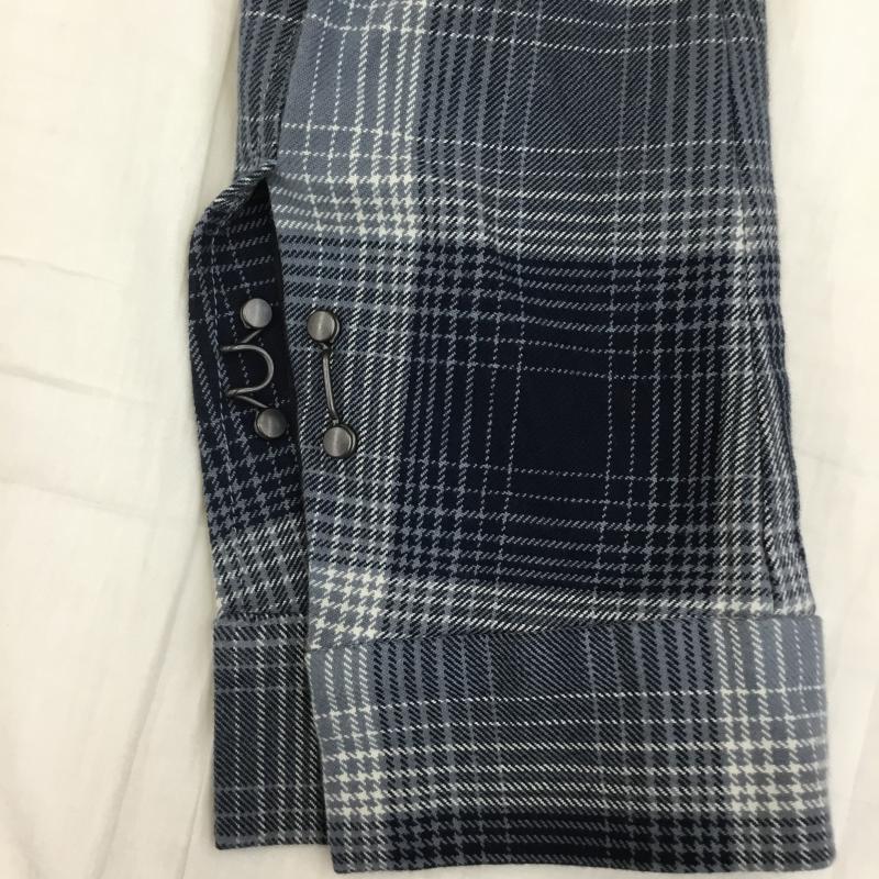 ダヴルジェイケイ wjk ジャケット、上着 ジャケット、ブレザー wjk 11AW Hook original check 4415 ch46 チェック ネルシャツ M チェック 青 / ブルー / X 白 / ホワイト / メンズ USED 古着 中古 10135895