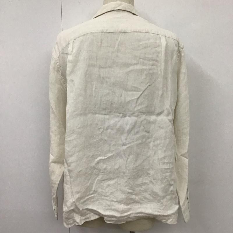 アーツアンドサイエンス ARTS & SCIENCE シャツ、ブラウス 長袖 長袖シャツ カラーシャツ ポケットシャツ 長袖カットソー 3 無地 白 / ホワイト / メンズ USED 古着 中古 10106754