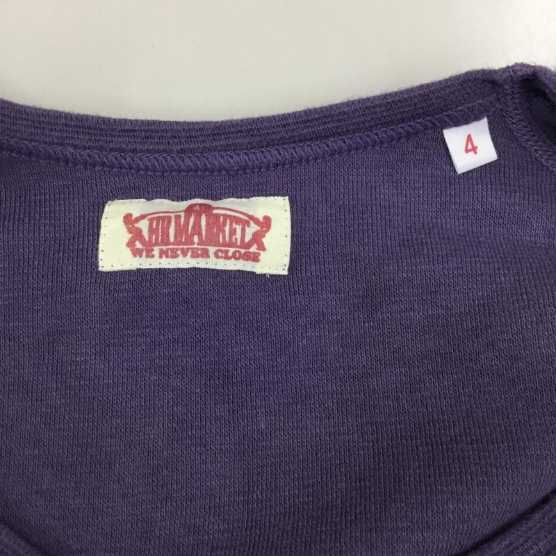 ハリウッドランチマーケット HOLLYWOOD RANCH MARKET カットソー 長袖 XL 無地 紫 / パープル /  メンズ USED 古着 中古 10108871