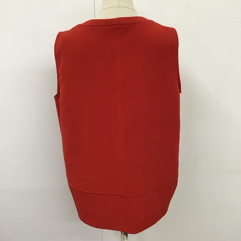 ザラ ZARA トップス トップス 2753 223 600 ノースリーブ M 無地 赤 / レッド / レディース USED 古着 中古 10114458