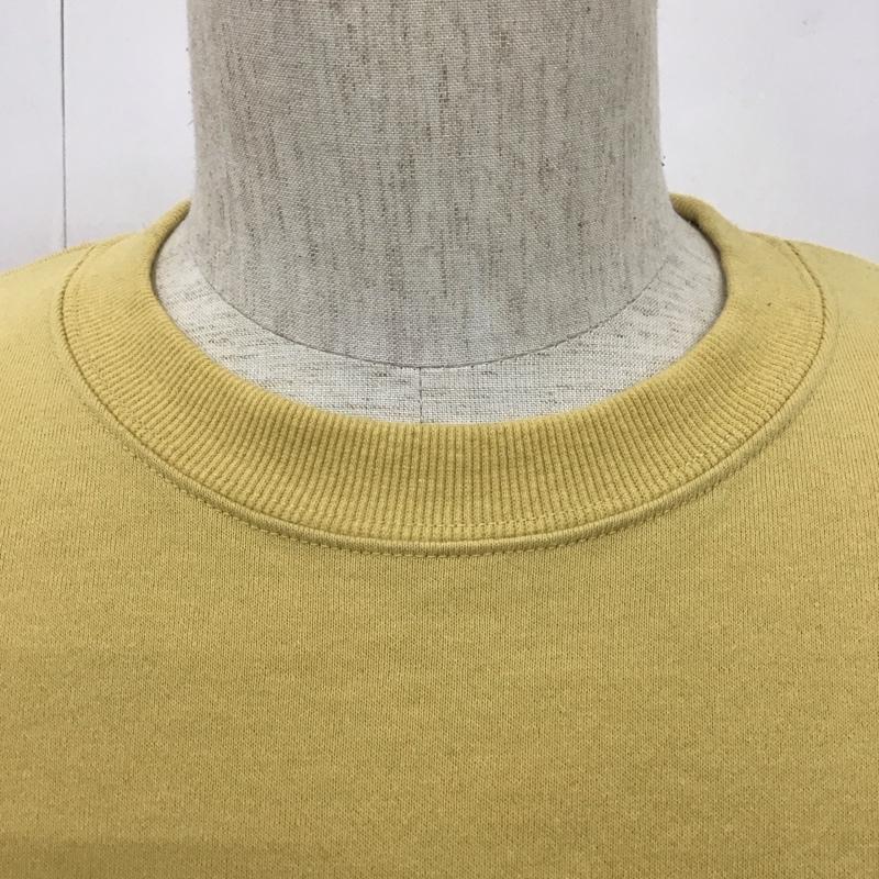 ラディアル RADIALL トレーナー 長袖 RAD-24SS-CUT007 CREWNECKSWEATSHIRTL/S 長袖トレーナー スウェット L ロゴ、文字 マスタード / マスタード / メンズ USED 古着 中古 10107137