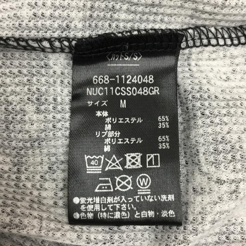 ナノユニバース nano・universe Tシャツ 半袖 668-1124048 半袖Tシャツ プリントTシャツ M 総柄 黒 / ブラック / メンズ USED 古着 中古 10115773