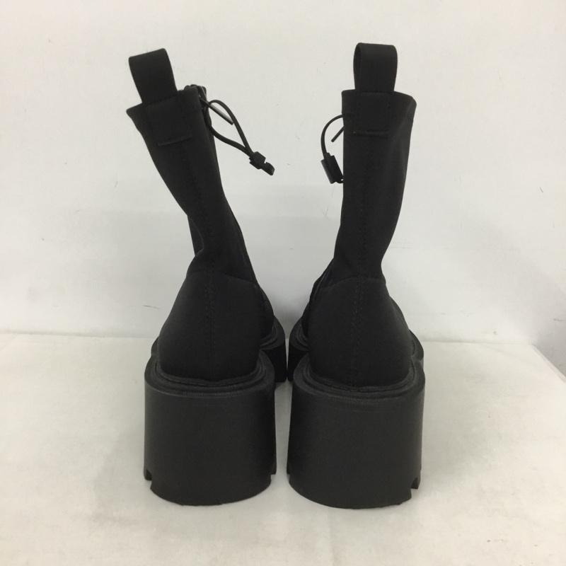 ザラ ZARA ブーツ 一般 3125 010 800 EU37 無地 黒 / ブラック / レディース USED 古着 中古 10139446