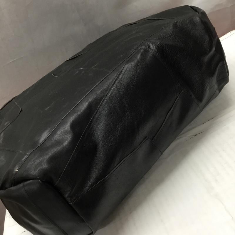 ジョーマッコイ JOE McCOY トートバッグ トートバッグ 豊岡 レザー パッチワーク 無地 黒 / ブラック / メンズ USED 古着 中古 10115252
