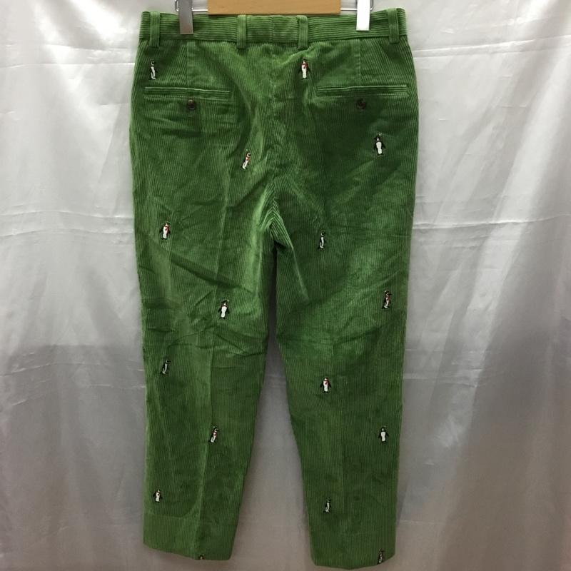 ブルックスブラザーズ BROOKS BROTHERS ボトムス ボトムス コーデュロイパンツ ペンギン 32インチ 無地 緑 / グリーン / メンズ USED 古着 中古 10111449